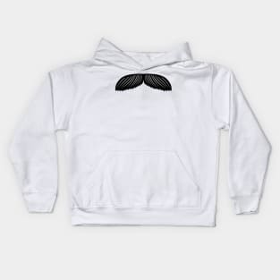 Broom Moustache Kids Hoodie